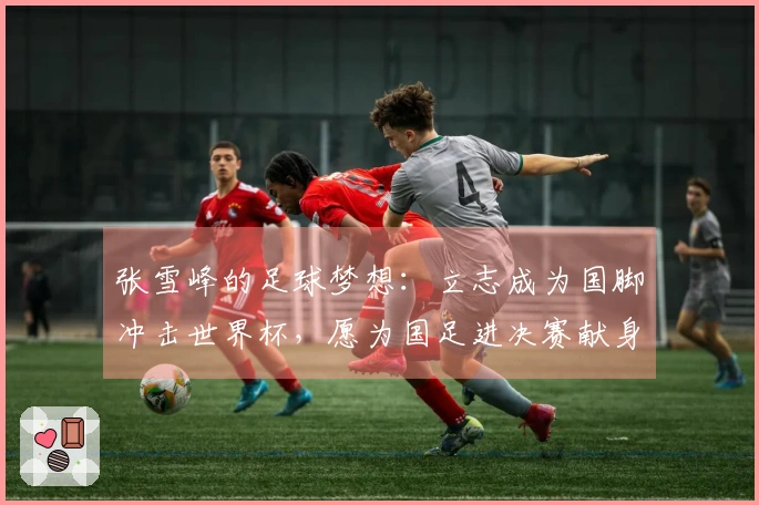 张雪峰的足球梦想：立志成为国脚冲击世界杯，愿为国足进决赛献身